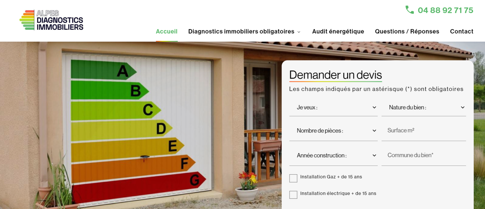 Diagnostic immobilier complet avant la vente de votre bien dans les Alpes-de-Haute-Provence