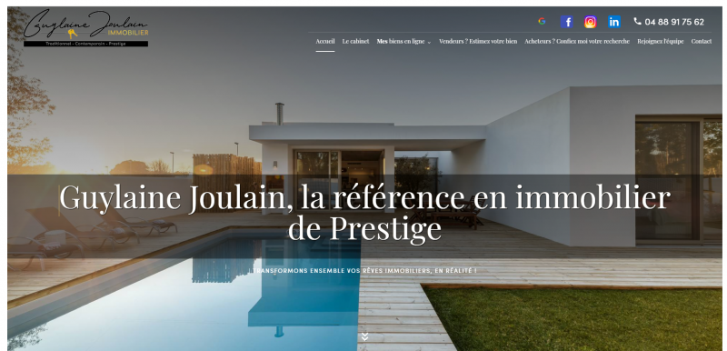 Guylain Joulain, agence immobilière de Prestige