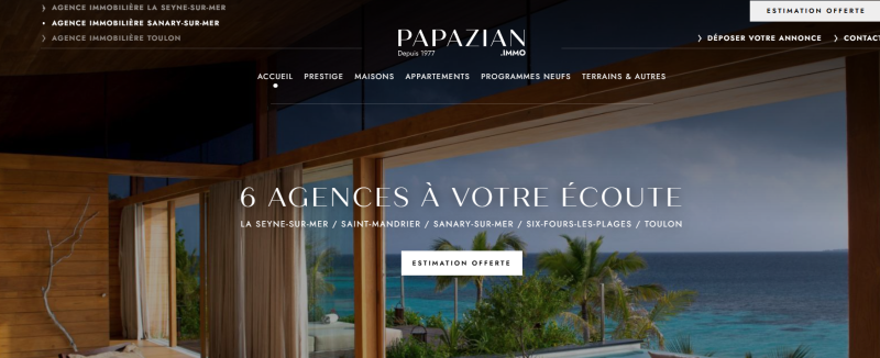 Agence immobilière à Sanary-sur-Mer